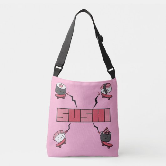 Sac Ajustable We Love Sushi - Sushi Love - ASL ILY Obsession (Devant)