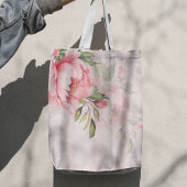 Sac Ajustable Wedding Bridesmaid | Pink Peony & Sage Green