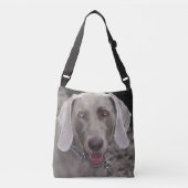 Sac Ajustable Weimaraner au chocolat (Devant)