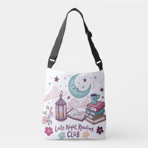 Sac Ajustable Whimsical Late Night Reading Club Moon Réserver Ca
