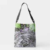 Sac Ajustable Whirlpool à goutte de pluie avec fleurs violettes (Dos)