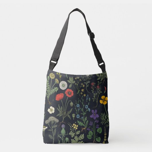 Sac Ajustable Wildflowers collage (Devant)