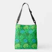Sac Ajustable William Morris Chrysanthemums, Lime Green & Aqua (Dos)