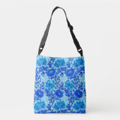Sac Ajustable William Morris Chrysanthemums Nuances de Denim Blu (Dos)