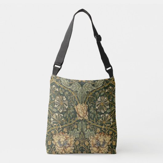 Sac Ajustable William Morris Honeysuckle Vert Floral (Devant)