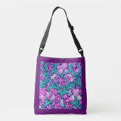 Sac Ajustable William Morris Irises, Améthyste Violet (Dos)