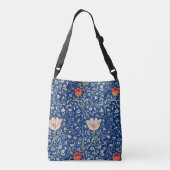 Sac Ajustable William Morris Medway Floral bleu (Dos)