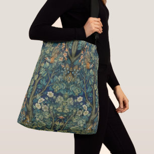 Sac Ajustable William* Morris Victorien Antique Vert Forêt 