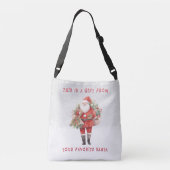 Sac Ajustable Winter Snowhouse Père Noël Christmas Fourre-tout (Dos)