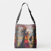 Sac Ajustable Witch Way Chat Imaginaire Art Halloween Wiccan (Dos)