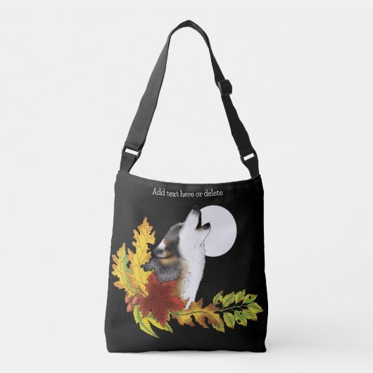 Sac Ajustable Wolf Howling Moon (Devant)
