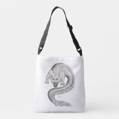 Sac Ajustable Wolfdragon noir et blanc Design en tatouage (Dos)