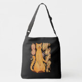 Sac Ajustable Wut ? / Illustration d'un chat orange (Dos)