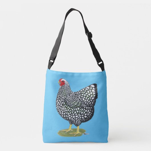 Sac Ajustable Wyandotte : Hen à lacet argent (Dos)