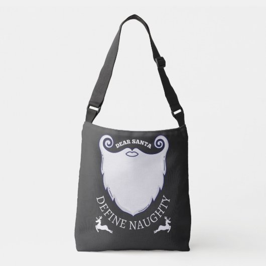 Sac Ajustable Xmas Slogan Cher Père Noël Définir Naughty (Devant)