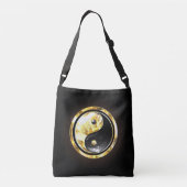 Sac Ajustable Yin Yang or sur noir (Dos)