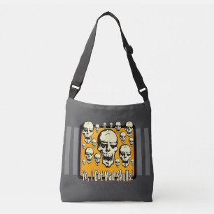 Sac Ajustable Yo J'Ai Mad Skuls Cadres Gris Flip