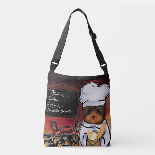 SAC AJUSTABLE YORKIE POO CHEF (Devant)
