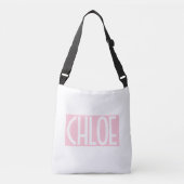 Sac Ajustable Your | Bold White Text on Light Pink (Devant)