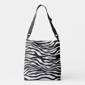 Sac Ajustable Zebra rayures motif noir & blanc + vos idées (Dos)