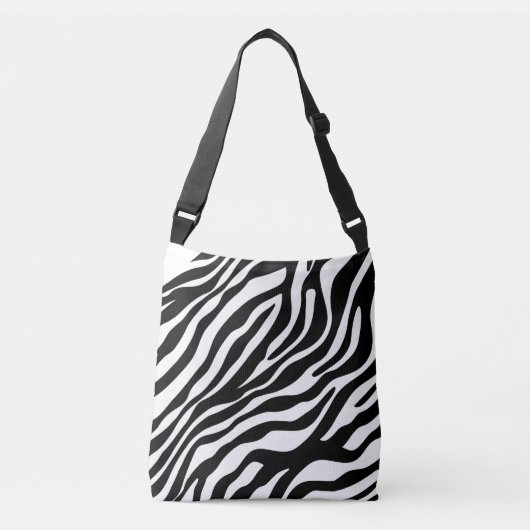 Sac Ajustable Zebra rayures motif noir & blanc + vos idées (Devant)