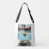 Sac Ajustable Zebra Theme Palm Springs Pool Retro Cocktail (Devant)