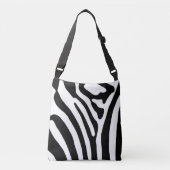 Sac Ajustable Zèbre ~ Noir et Blanc (Devant)