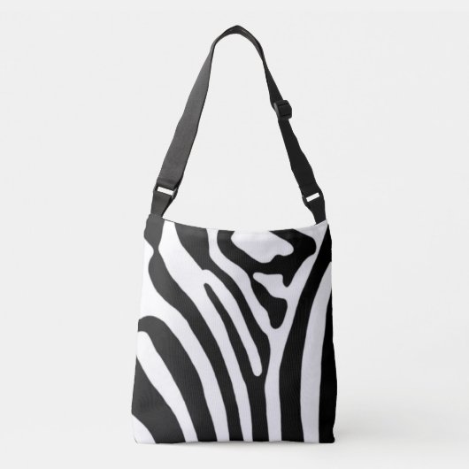 Sac Ajustable Zèbre ~ Noir et Blanc (Devant)