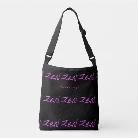 Sac Ajustable zen noir Thunder_Cove (Devant)
