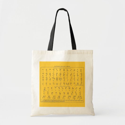 Sac Alphabet Braille (Devant)