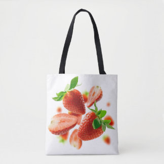 Sac amusant avec fraises