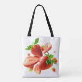 Sac amusant avec fraises (Dos)