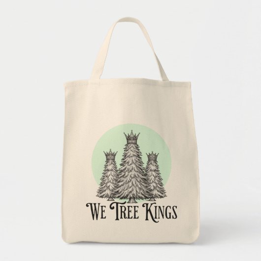 Sac amusant We Three Kings pun tree (Devant)