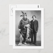 Sac and Fox Nation, 1868 Briefkaart (Voorkant / Achterkant)