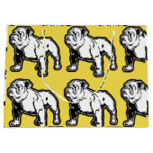 Sac anglais de cadeau de bouledogue (Devant)