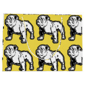 Sac anglais de cadeau de bouledogue (Dos)