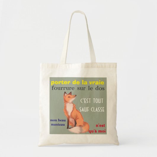 sac anti commerce fourrure (Devant)