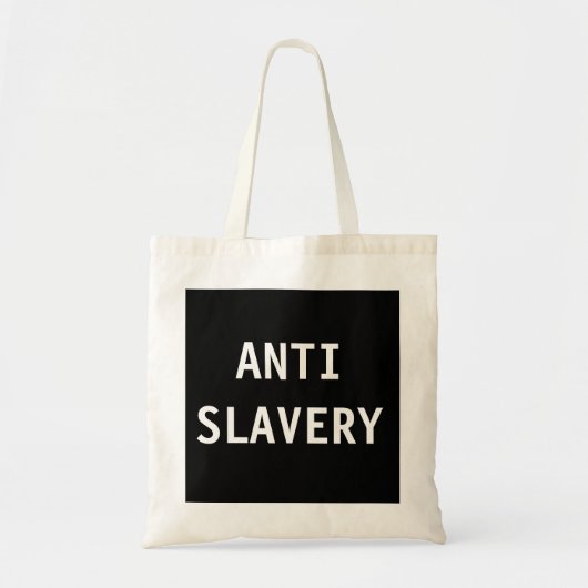 Sac anti-esclavage noir (Devant)
