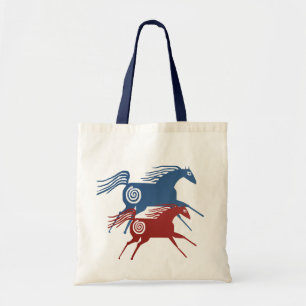 Sac antique de deux chevaux