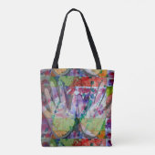 Sac Art d'Artiste avec Empreintes de Main Peintes (Dos)