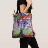 Sac Art d'Artiste avec Empreintes de Main Peintes (De près)