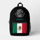 sac au Mexique, drapeau mexicain, emblème /patriot (Recto)