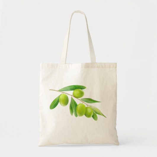 Sac avec branche olives vertes (Devant)
