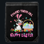 Sac Avec Cordons Found Them All Happy Easter Cow Basket Egg Hunt<br><div class="desc">Found Them All Happy Easter Cow Basket Egg Hunt Lover Gift. Perfect gift for your dad,  mom,  papa,  men,  women,  friend and family members on Thanksgiving Day,  Christmas Day,  Mothers Day,  Fathers Day,  4th of July,  1776 Independent day,  Veterans Day,  Halloween Day,  Patrick's Day</div>