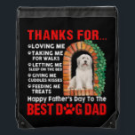 Sac Avec Cordons Funny Happy Father's Day Best Dog Dad Cute<br><div class="desc">Funny Happy Father's Day Best Dog Dad Cute Bearded Collie Venin. Parfait pour papa,  maman,  papa,  men,  women,  friend et family members on Thanksgiving Day,  Christmas Day,  Mothers Day,  Fathers Day,  4th of July,  1776 Independent Day,  Vétérans Day,  Halloween Day,  Patrick's Day</div>