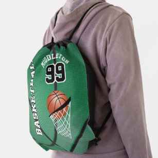 Sac Avec Cordons Green Basket 🏀 Sport Design -