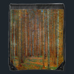 Sac Avec Cordons Gustav Klimt - Forêt de pins de Tannenwald<br><div class="desc">Forêt de sapins / Forêt de pins de Tannenwald - Gustav Klimt,  Huile sur toile,  1902</div>
