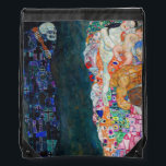 Sac Avec Cordons Gustav Klimt - Mort et vie<br><div class="desc">Décès et vie - Gustav Klimt,  Huile sur toile,  1910-1915</div>
