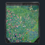 Sac Avec Cordons Gustav Klimt - Paysage du jardin italien<br><div class="desc">Jardin italien / Paysage horticole italien - Gustav Klimt,  Huile sur toile,  1913</div>