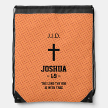 Orange Dots Pattern Bible Chapter Verse Christian